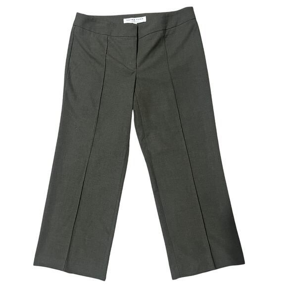 Trina Turk Dress Pants Dark Gray Office Minimalist Tailored Career 25" Inseam 6 - Picture 1 of 7